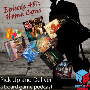 Cover of PIck Up & Deliver 481, Home Cons
Person with games spilling from their bag