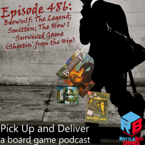 Cover for Pick Up & Deliver 486
Person with games spilling from their bag