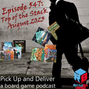 Cover for Pick Up & Deliver 547
Man with games falling from his bag