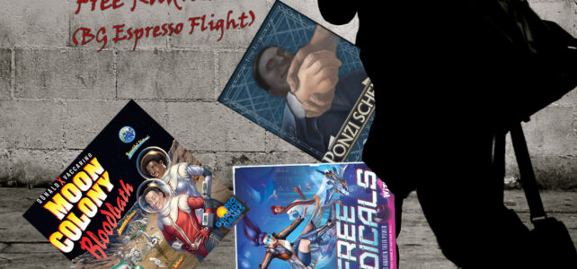 Pick Up & Deliver 740: Ponzi Scheme, Free Radicals, Moon Colony Bloodbath Man with games falling out of his bag