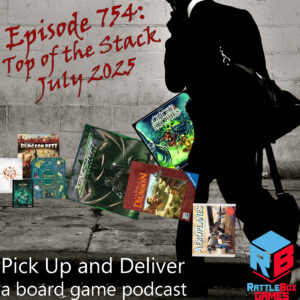 Man with games falling out of his bag (cover ep 754)