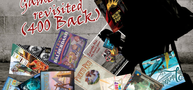 Man with games falling out of his bag
