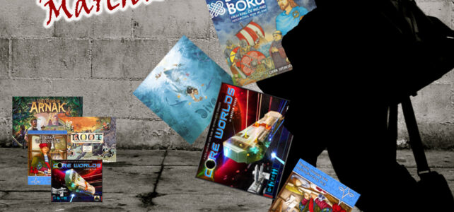 Man with games falling out of his bag