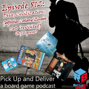 Man with games falling out of his bag