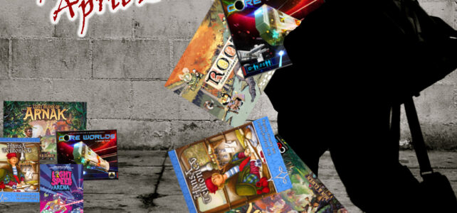 Man with games falling out of his bag