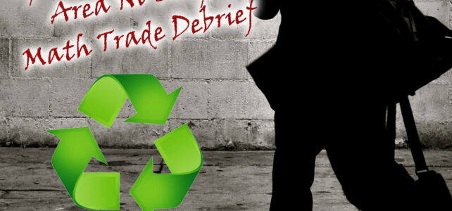 Pick Up & Deliver 817: Spring ’26 Math Trade Debrief Man walking by a recycling logo